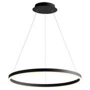 Circulo 24" LED Pendant in Black