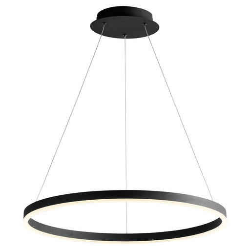 Circulo 24" LED Pendant in Black