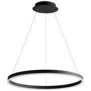 Circulo 24" LED Pendant in Black