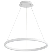 Circulo 24" LED Pendant in White