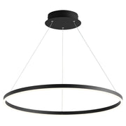 Circulo 32" LED Pendant in Black