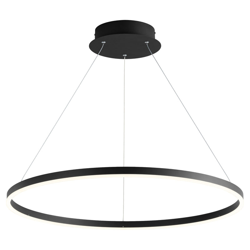 Circulo 32" LED Pendant in Black