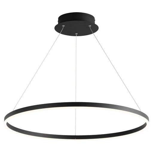 Circulo 32" LED Pendant in Black
