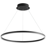 Circulo 32" LED Pendant in Black