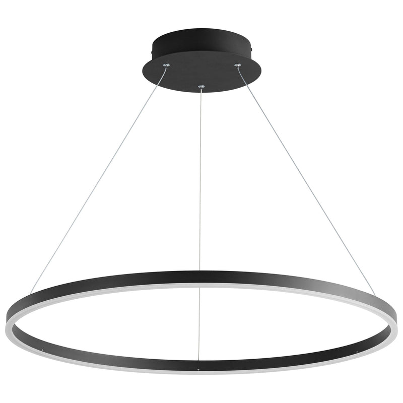 Circulo 32" LED Pendant in Black