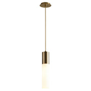 Magnum LED Mini Pendant in Aged Brass