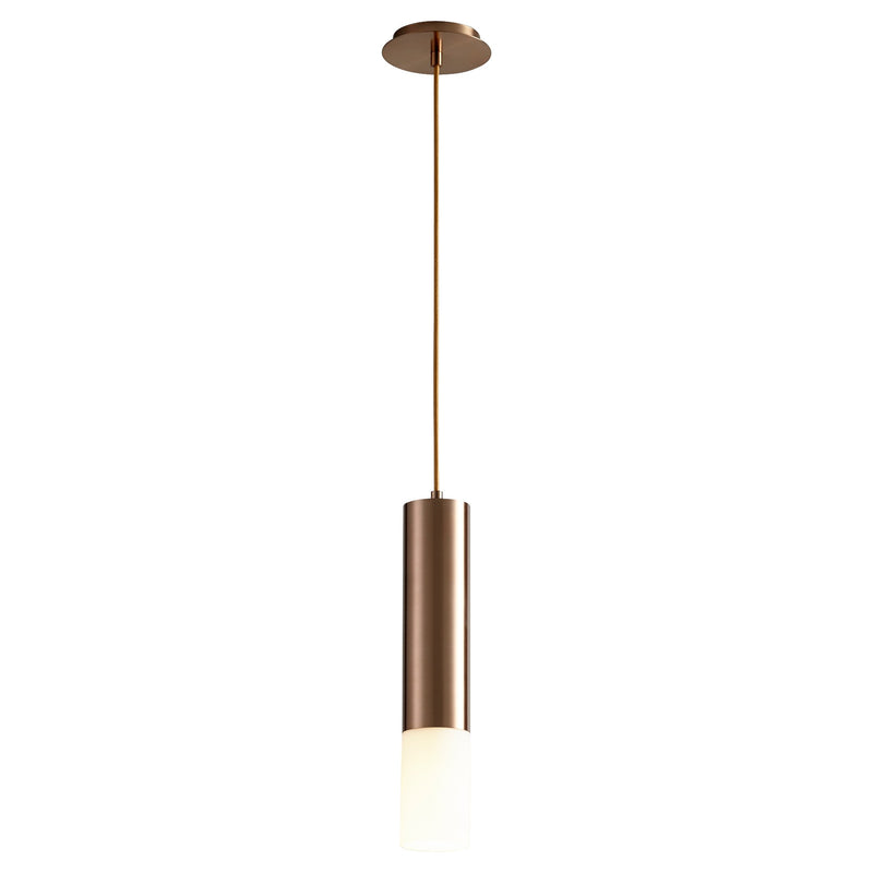Opus LED Mini Pendant in Satin Copper