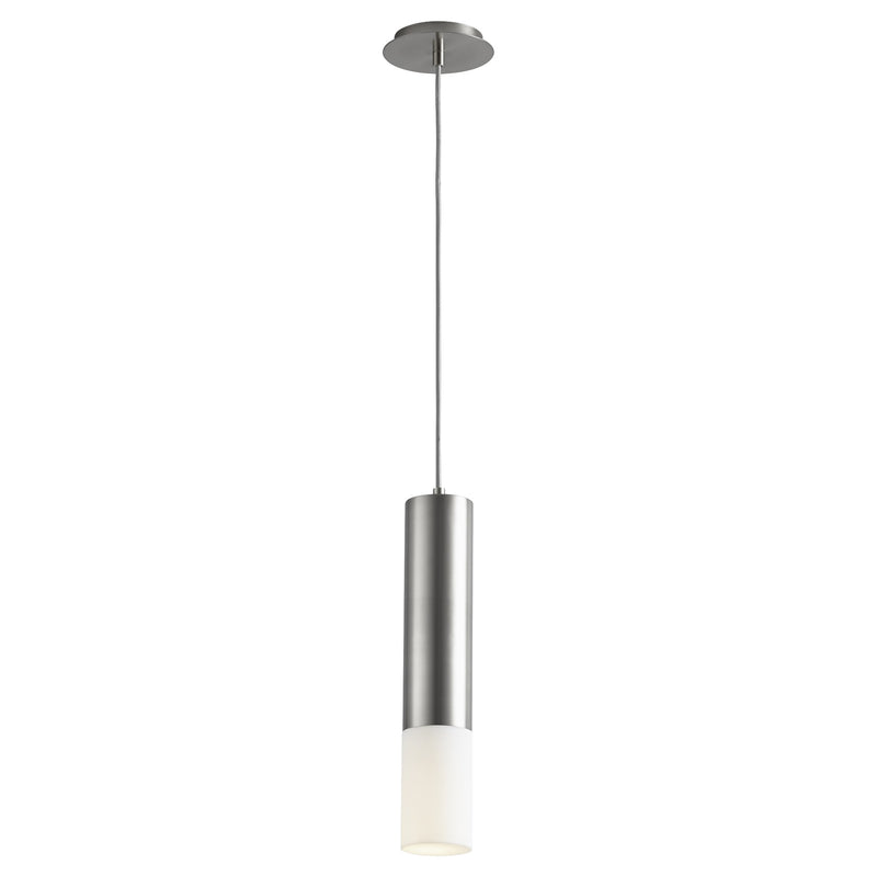 Opus LED Mini Pendant in Satin Nickel