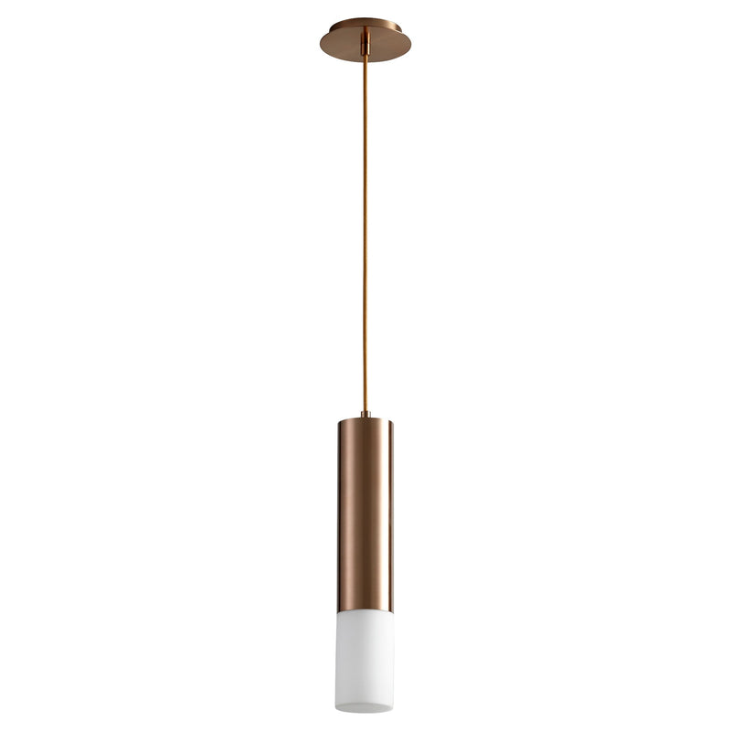 Opus LED Mini Pendant in Satin Copper
