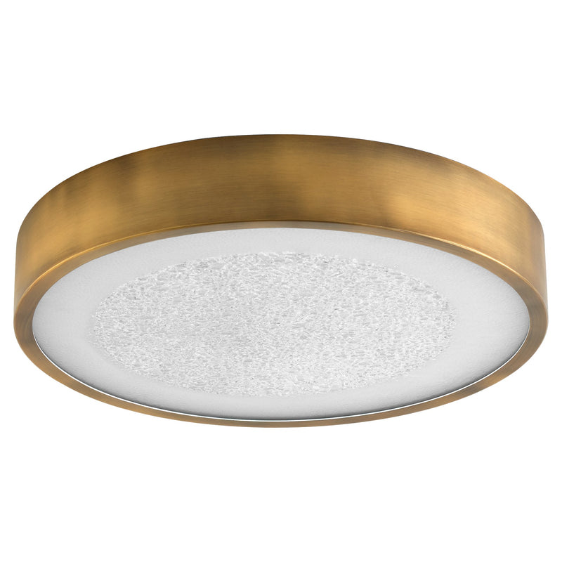 Floe 18" LED Ceiling Mount in Brushed Brass