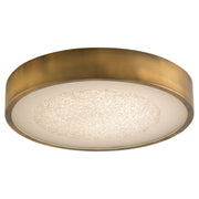 Floe 18" LED Ceiling Mount in Brushed Brass