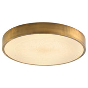 Floe 24" LED Ceiling Mount in Brushed Brass