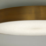 Floe 24" LED Ceiling Mount in Brushed Brass