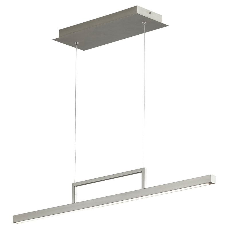 Stylus 34" LED Linear Pendant in Satin Nickel