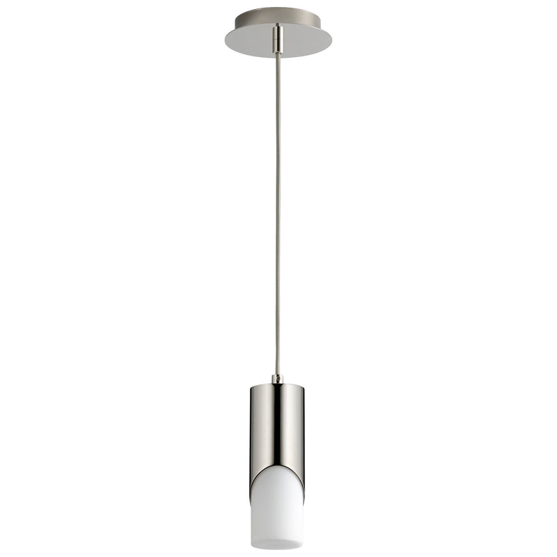 Ellipse 9" LED Mini Pendant in Polished Nickel