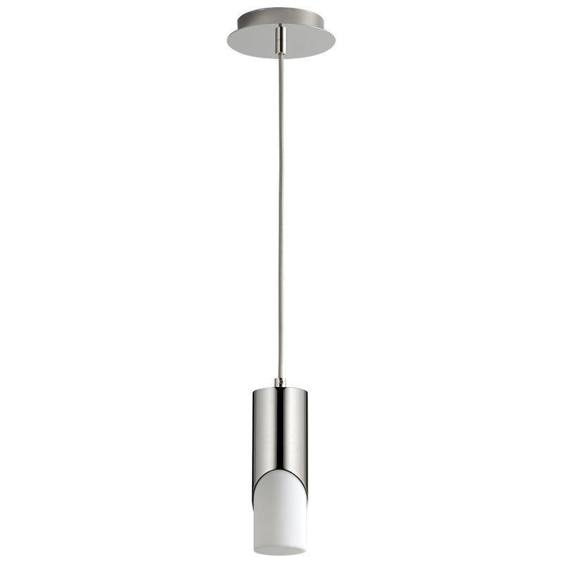 Ellipse 9" LED Mini Pendant in Polished Nickel