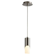 Ellipse 9" LED Mini Pendant in Satin Nickel