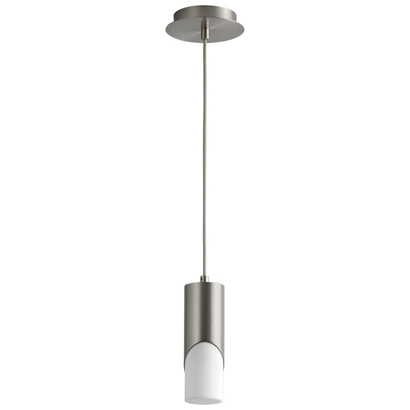 Ellipse 9" LED Mini Pendant in Satin Nickel
