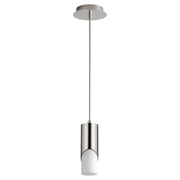 Ellipse 9" LED Mini Pendant in Polished Nickel