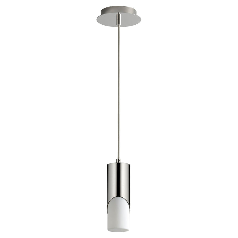 Ellipse 9" LED Mini Pendant in Polished Nickel