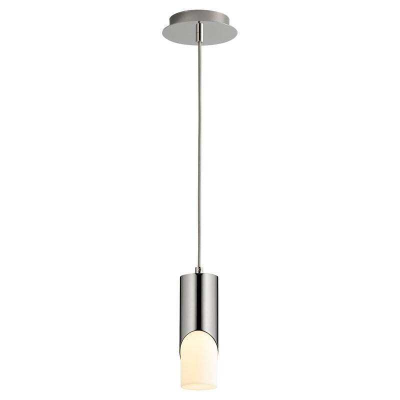Ellipse 9" LED Mini Pendant in Polished Nickel