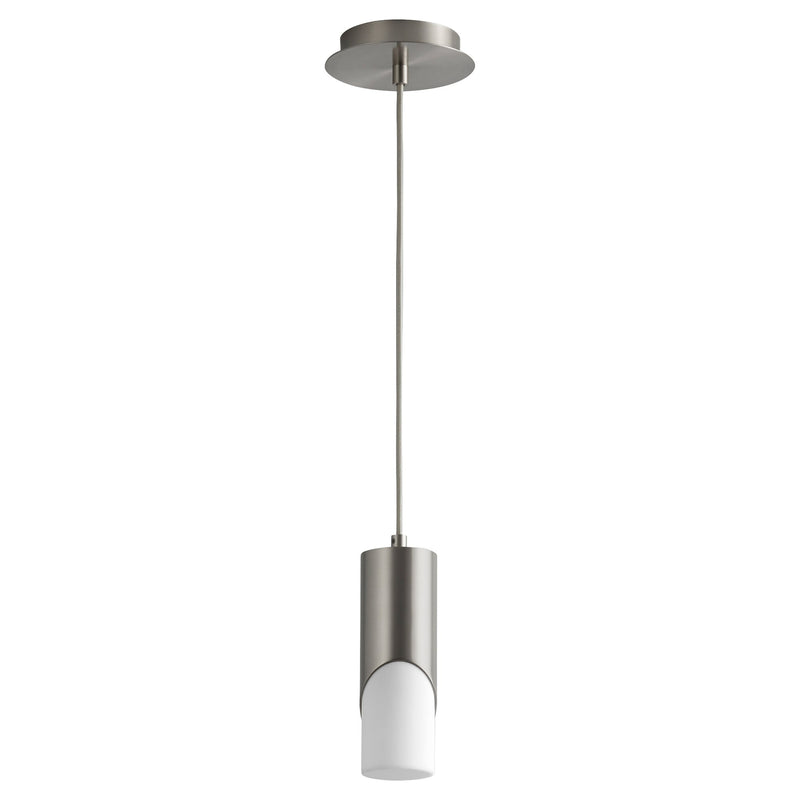Ellipse 9" LED Mini Pendant in Satin Nickel