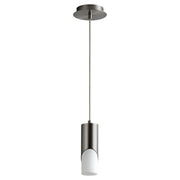 Ellipse 9" LED Mini Pendant in Satin Nickel