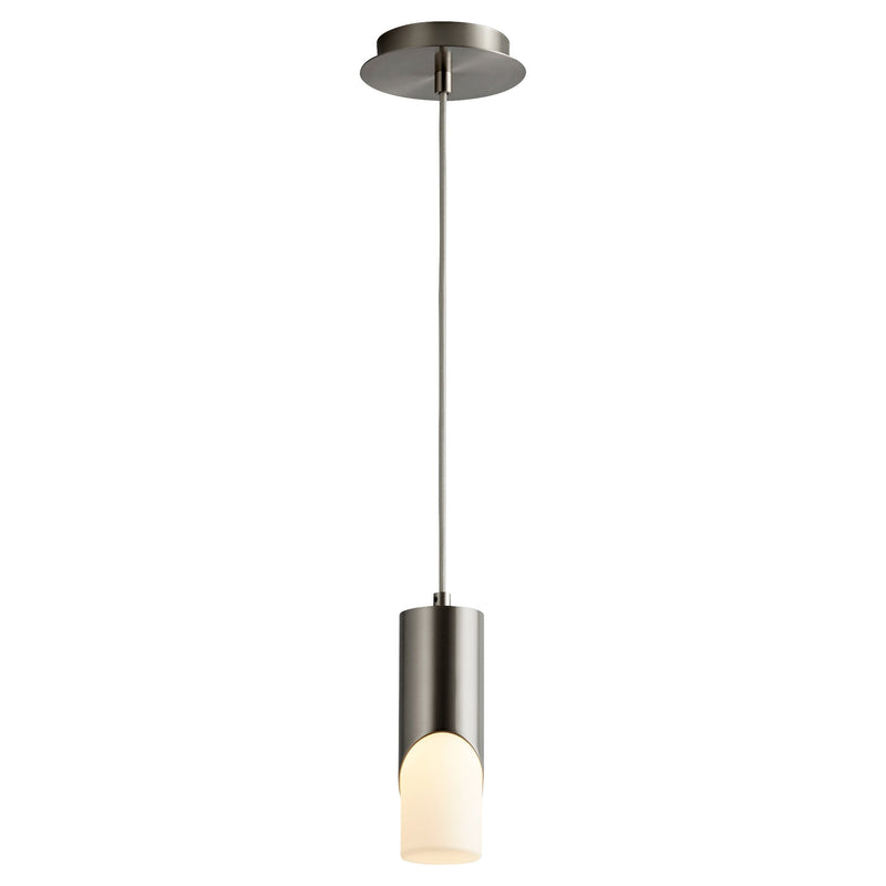 Ellipse 9" LED Mini Pendant in Satin Nickel