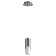 Ellipse 9" LED Mini Pendant in Satin Nickel