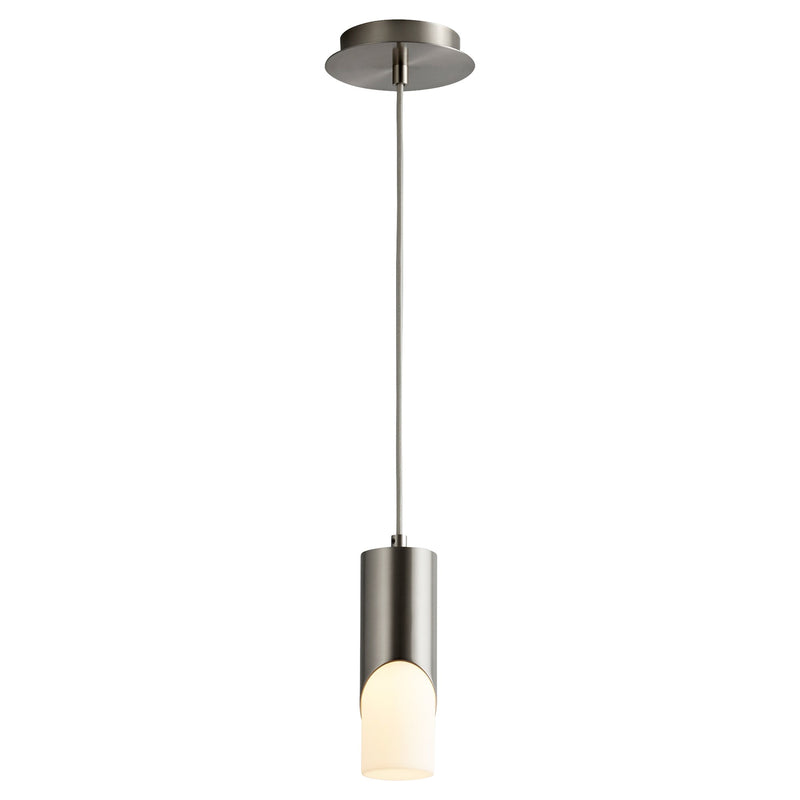Ellipse 9" LED Mini Pendant in Satin Nickel