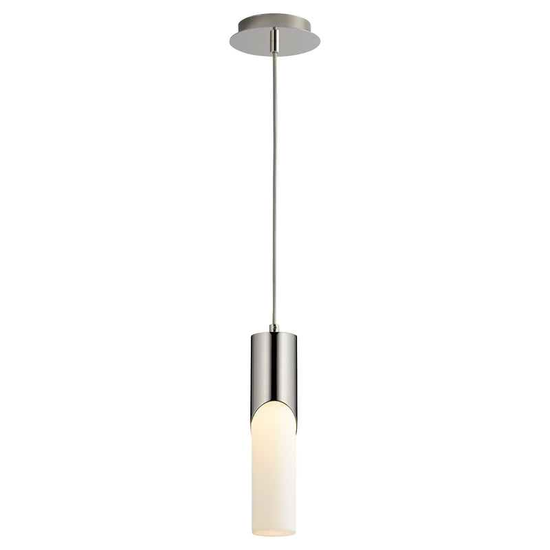 Ellipse 13" LED Mini Pendant in Polished Nickel