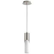 Ellipse 13" LED Mini Pendant in Polished Nickel