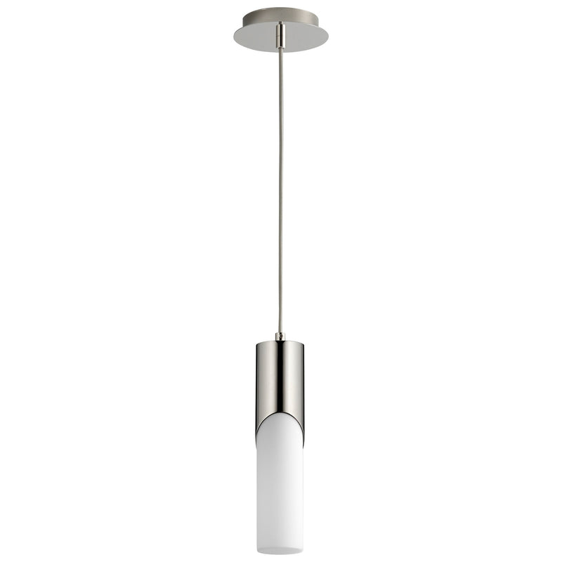Ellipse 13" LED Mini Pendant in Polished Nickel