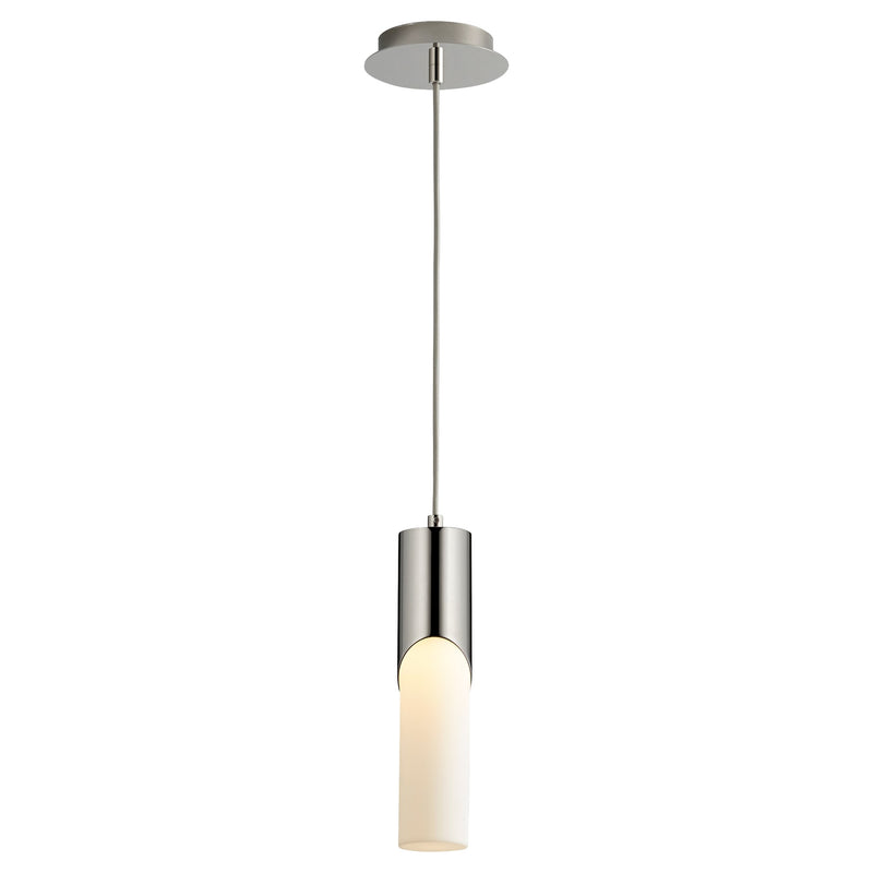 Ellipse 13" LED Mini Pendant in Polished Nickel