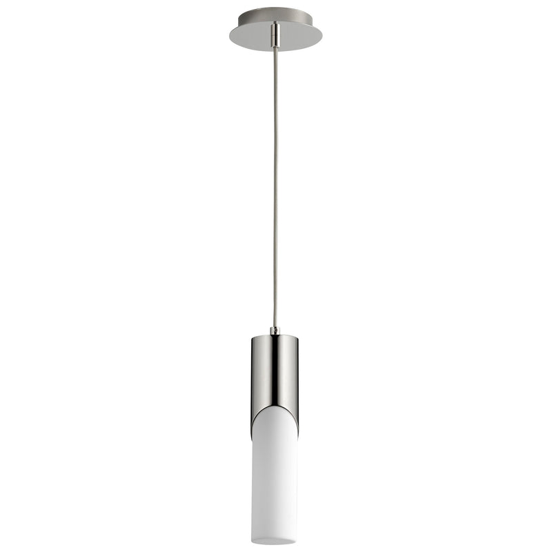 Ellipse 13" LED Mini Pendant in Polished Nickel