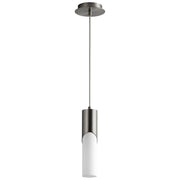 Ellipse 13" LED Mini Pendant in Satin Nickel