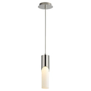 Ellipse 13" LED Mini Pendant in Polished Nickel