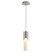 Ellipse 13" LED Mini Pendant in Polished Nickel