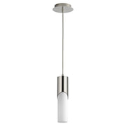 Ellipse 13" LED Mini Pendant in Polished Nickel