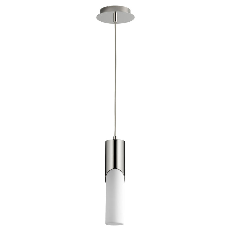 Ellipse 13" LED Mini Pendant in Polished Nickel
