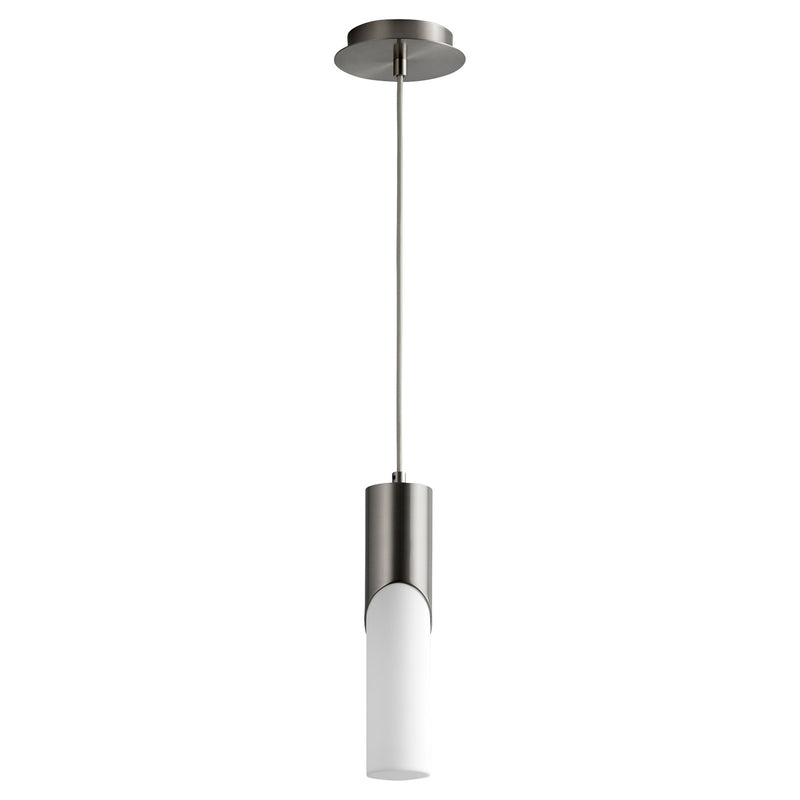 Ellipse 13" LED Mini Pendant in Satin Nickel
