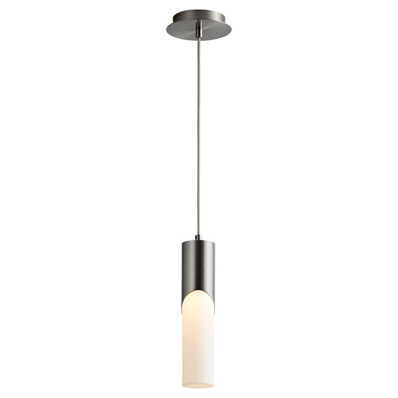 Ellipse 13" LED Mini Pendant in Satin Nickel