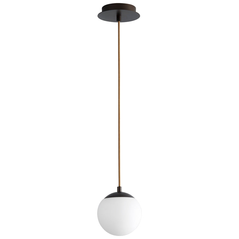 Luna 6" LED Mini Pendant in Oiled Bronze