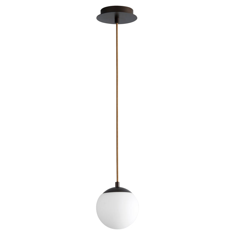 Luna 6" LED Mini Pendant in Oiled Bronze