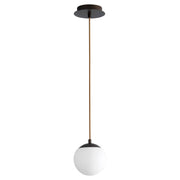 Luna 6" LED Mini Pendant in Oiled Bronze