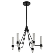 Ethos 6 Light LED Chandelier in Black