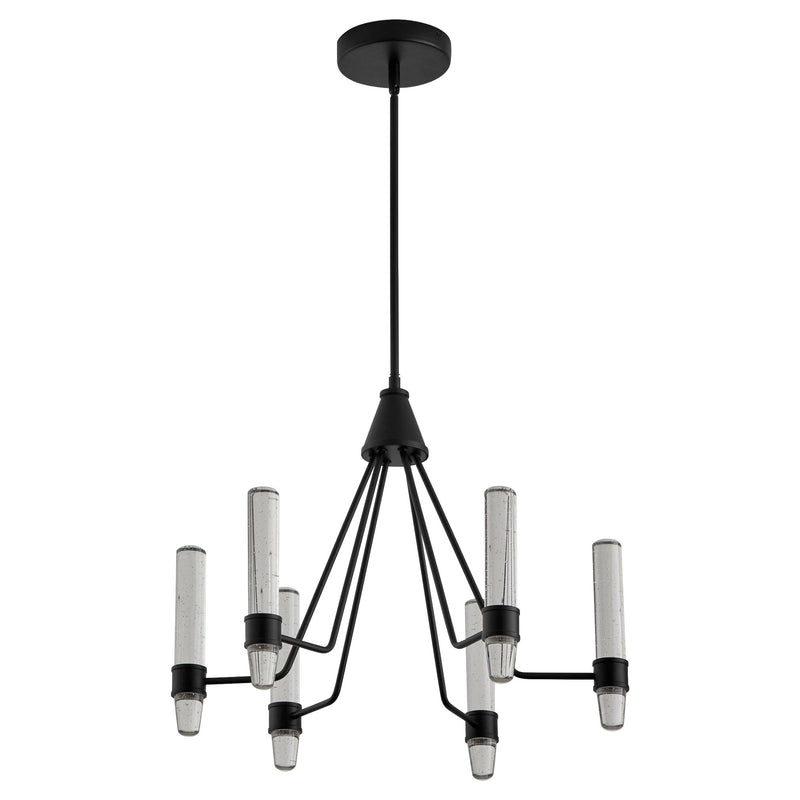 Ethos 6 Light LED Chandelier in Black