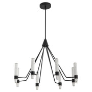 Ethos 8 Light LED Chandelier in Black