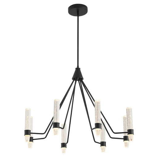 Ethos 8 Light LED Chandelier in Black