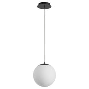 Luna 10" LED Pendant in Black